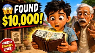 Datos The Honest Boy Who Returned a Lost Wallet | Hindi Moral Story ❤️ Guía