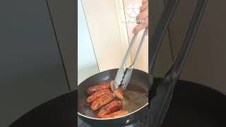 Pork sausages #sausages #satisfyingvideo #viral #shorts