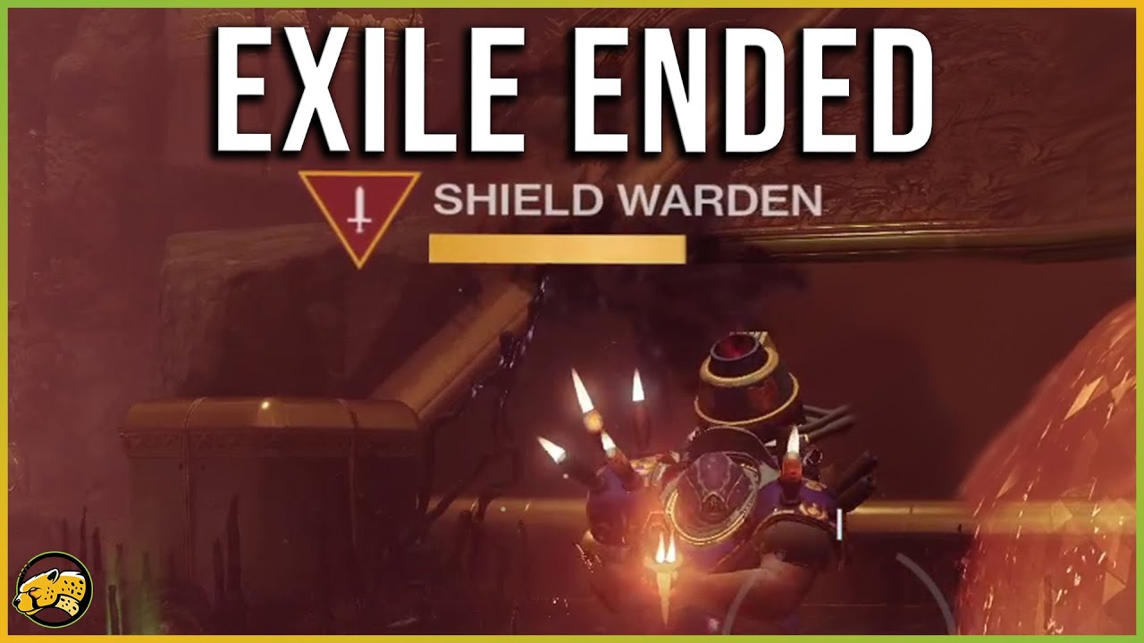 Exile Ended Triumph - Shield Warden Loyalist Commander Prisoner - Destiny 2 Season of the Haunted