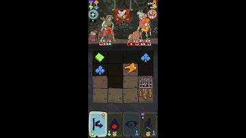 Dungeon Faster (by Old Oak Den) - free offline roguelike card game for Android and iOS - gameplay.