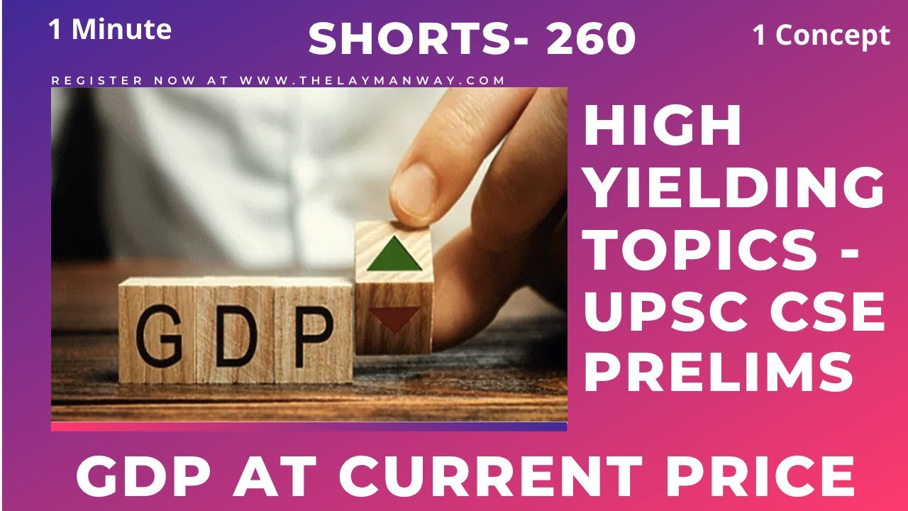 Calculating GDP at current Prices ? Explained for UPSC prelims 