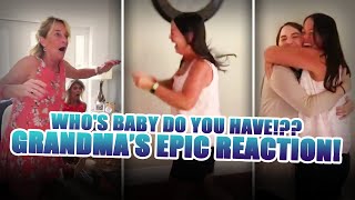 Who&#39;s Baby Do You Have?  Epic Grandmother Surprise from other side of World! | Pregnancy reveals #15