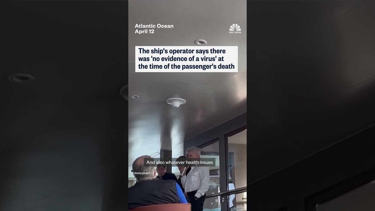 This is the moment the captain of the hantavirus-affected cruise ship announced a passenger’s death