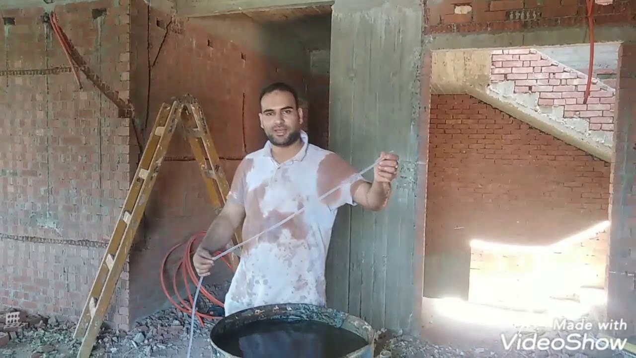 طريقة استخدام خرطوم الشرب(ميزان المياه) فى تحديد ارتفاعات علب الكهرباء الماجيك