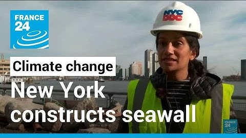 Vulnerable to climate change, New York constructs seawall • FRANCE 24 English