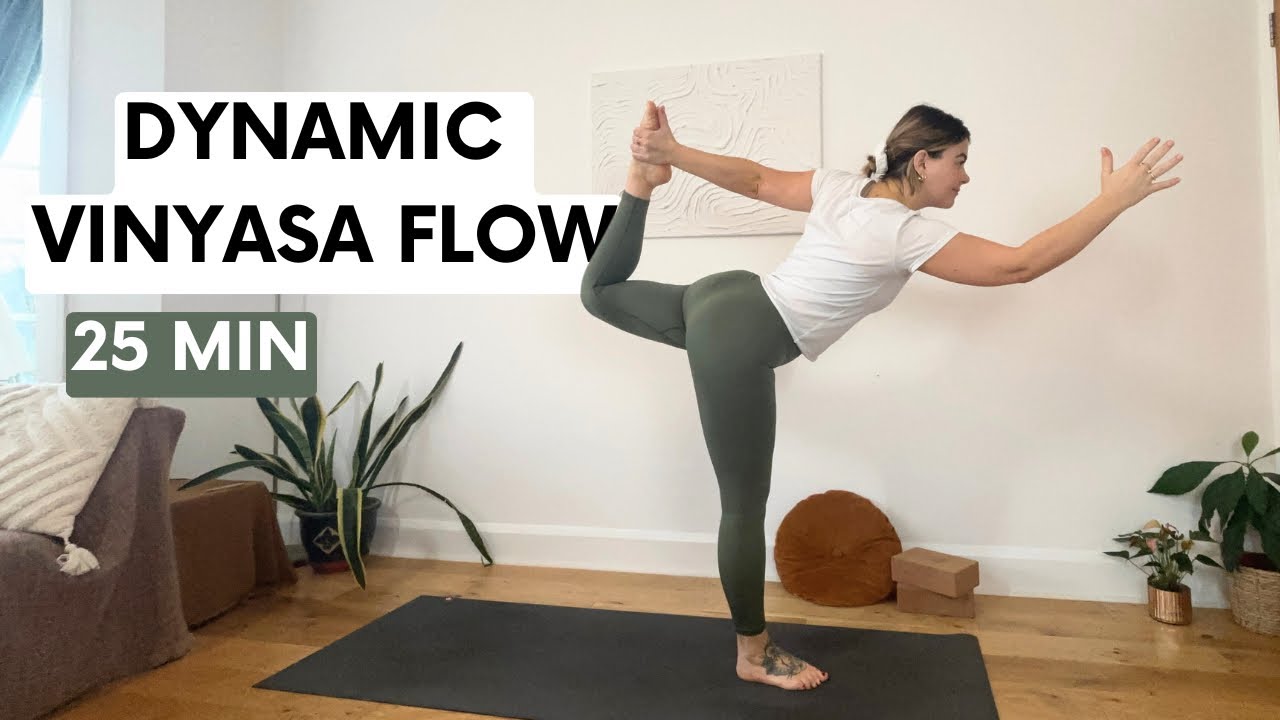 Dynamic Yoga Dynamic Vinyasa Flow | 25 Min Full Body Yoga Practice | Mixed Level ...