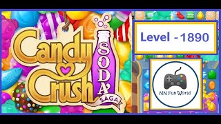 Candy Crush Soda Saga level 1890 Win in just 5 moves with 3 Stars and 280K  Score