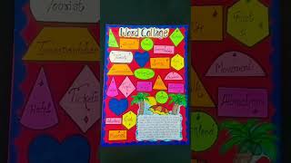 poster on word collage #poster #shorts