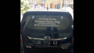 Pemasangan spoiler sigra dan Reflector Led belakang