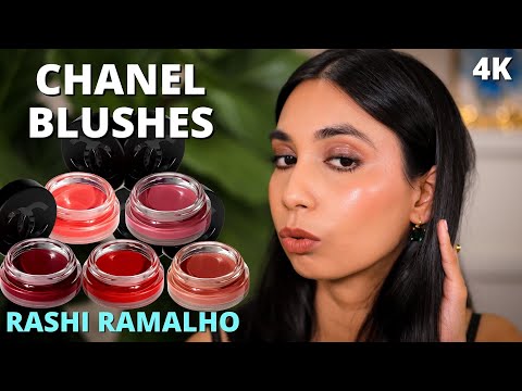 5 X Chanel Balm Blush Swatches on Brown Skin