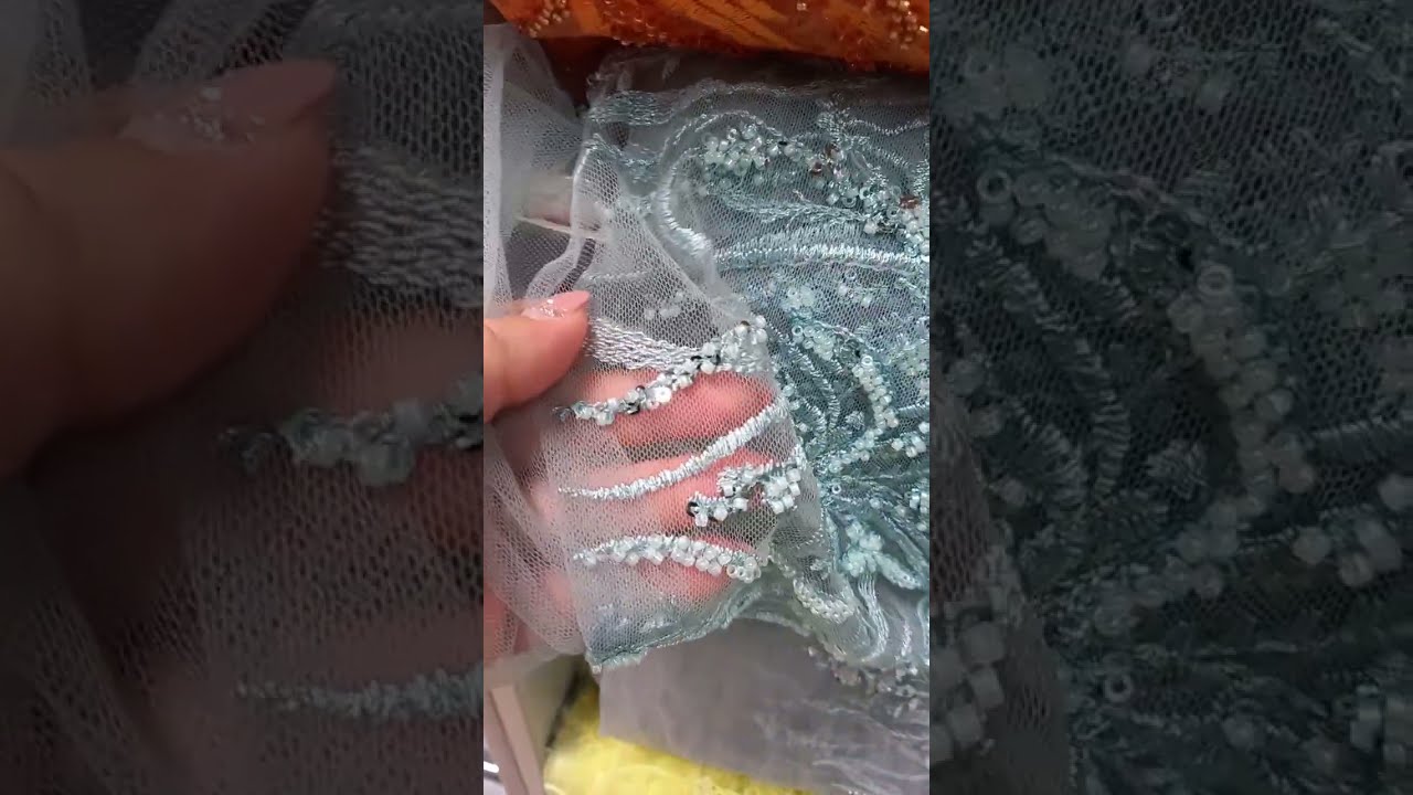 Broderie accesorizata cu paiete și margele