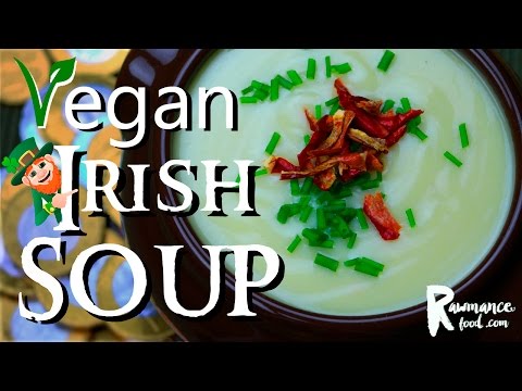 CREAMY POTATO LEEK SOUP | St. Patrick's Day | VEGAN Recipe (collaboration with MissYabilina)
