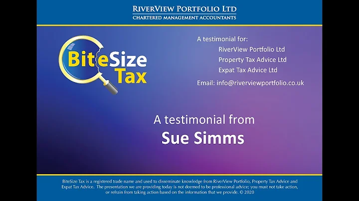 Sue Simms testimonial on SDLT (Jan 2019)