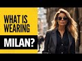 Milan street style winter 2024  italian winter fashion trends