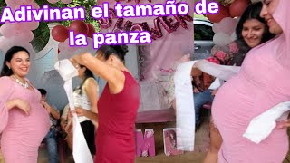 Cuanto mide la panza ?? Juegos para Baby Shower 👶 Así comenzamos P2