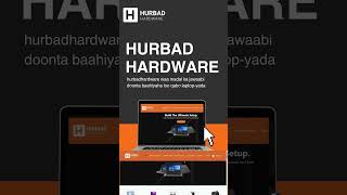 Hurbad Hardware Waa diyaar ee hadda booqo kana soo dalbo laptop-gii dookhaagaa!