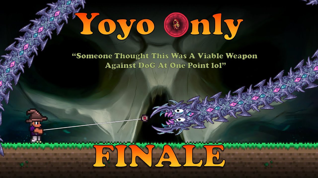 The Lacerator Is A Viable Weapon Against DoG in Terraria...