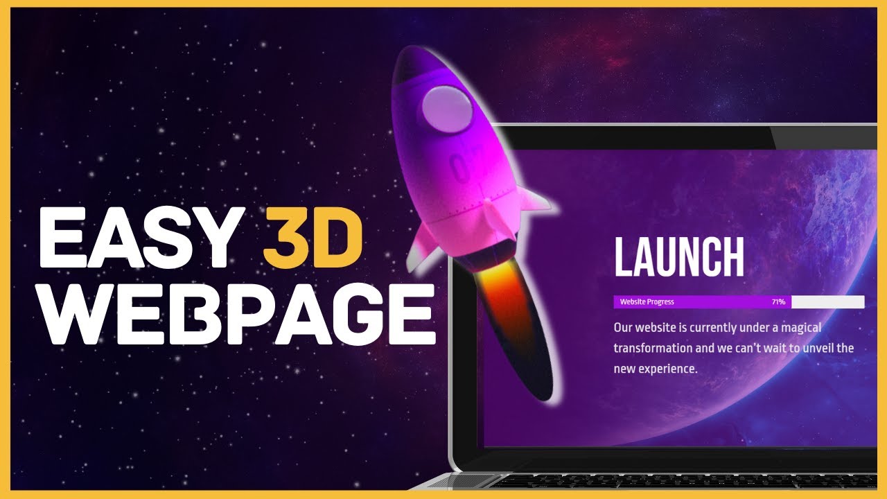 Create a 3D Website With WordPress & Elementor | No Code 3D Webpage ...
