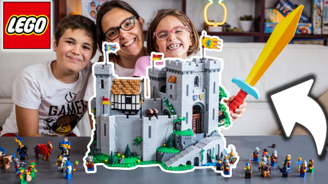 ⁣CASTELLO MEDIEVALE LEGO GIGANTE: Costruiamo e Giochiamo in Famiglia GBR