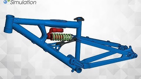 Simulation of a mountain bike frame with MBD