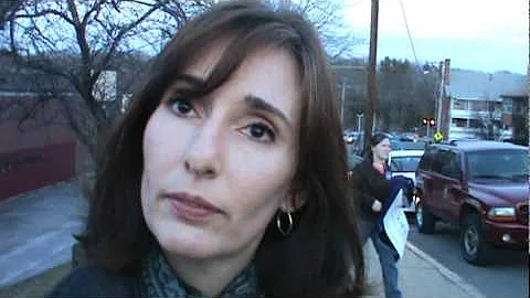 Karen Perdue, 40, at Santorum event in Somersworth