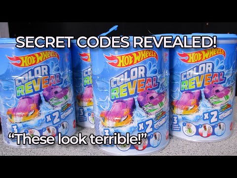 Secret Codes to the Color Shifters Color Reveal 2-Packs Series 1 by Race Grooves TV RGTV