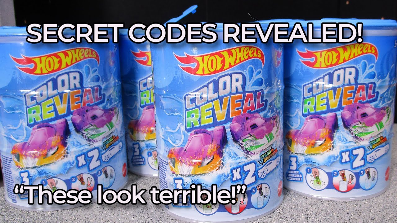 Secret Codes to the Color Shifters Color Reveal 2-Packs Series 1 by Race  Grooves TV RGTV 