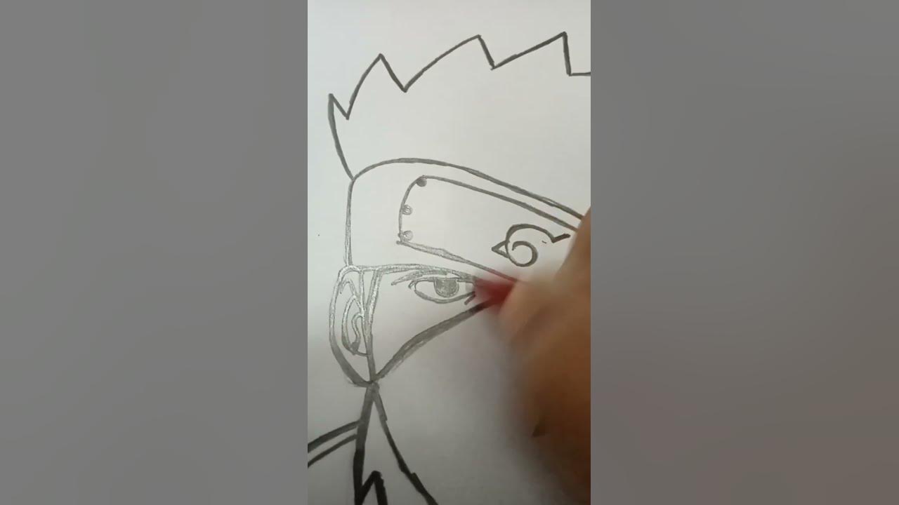 Complete sketch of Kakashi hatake l Mr.artX - YouTube