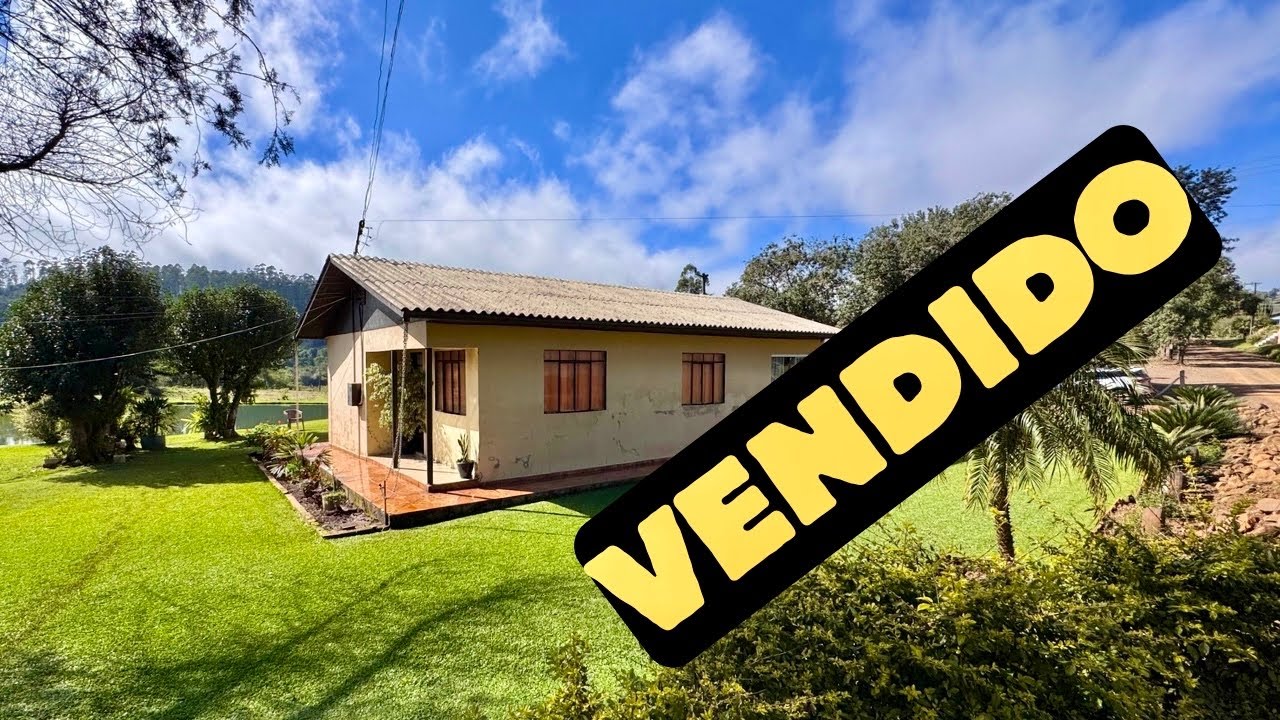 (VENDIDO) CHÁCARA À VENDA “Casa Grande, Lagoa, Pomar e Muito Mais