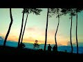 Sunrise di kaki Gunung Guntur