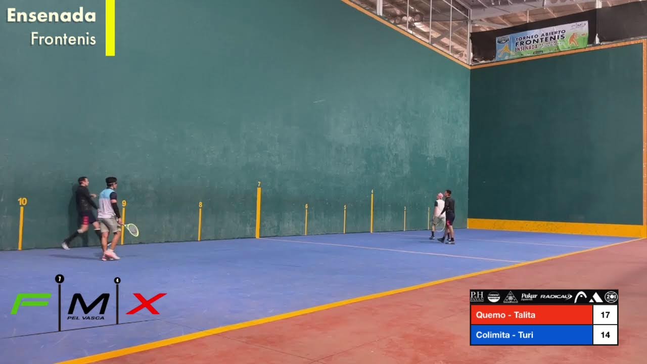 Abierto Nacional de Frontenis, Ensenada 2024 Centro de Alto Rendimiento  Dobles Varonil  Quemo - Tal