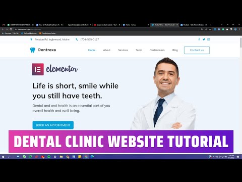 How to Create a Dentist/Dental Clinic Website using WordPress 2022? [No Coding Elementor Tutorial]