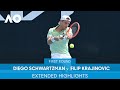 Diego Schwartzman v Filip Krajinovic Extended Highlights (1R) | Australian Open 2022