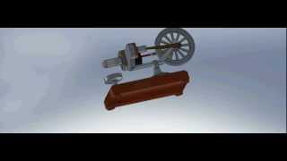 Stirling Engine with SOLİDWORKS