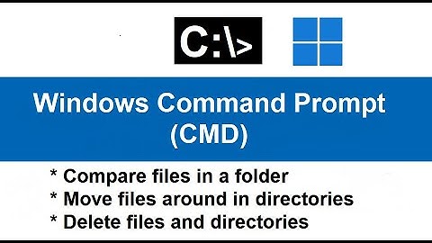 Compare, copy and move files and folders using Command Prompt