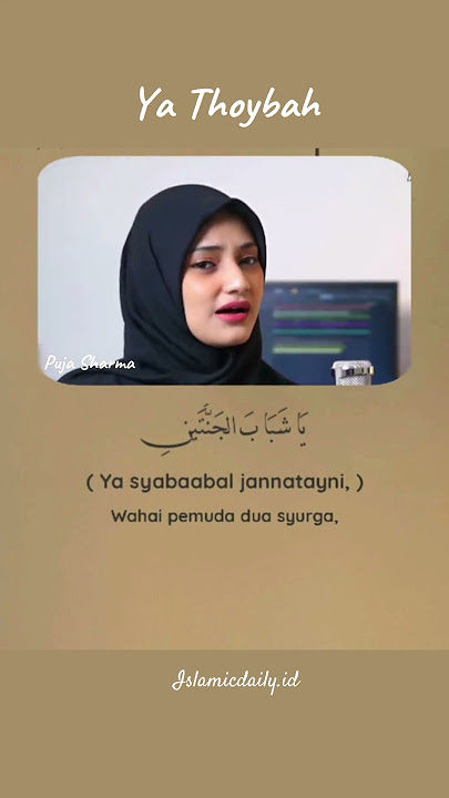 ya thoybah by puja sharma MasyaAllah suaranya indah banget