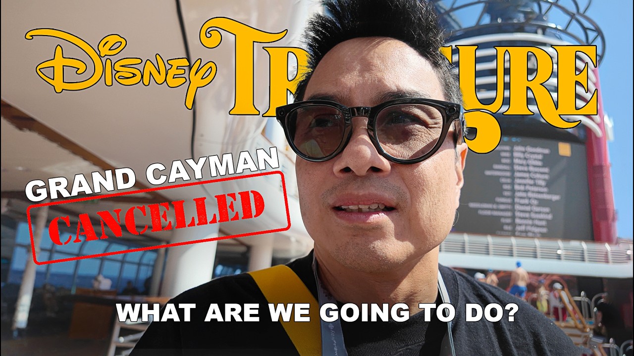 DISNEY TREASURE | GRAND CAYMAN EXCURSION CANCELLED! | 2026 VLOG DAY 4