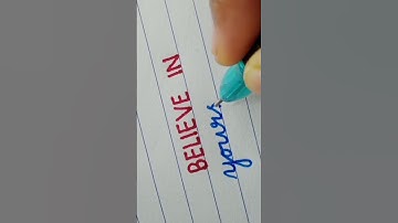 SIMPLE CURSIVE HANDWRITING #youtubeshorts #viral #trending #learning #neathandwriting #cursive #art