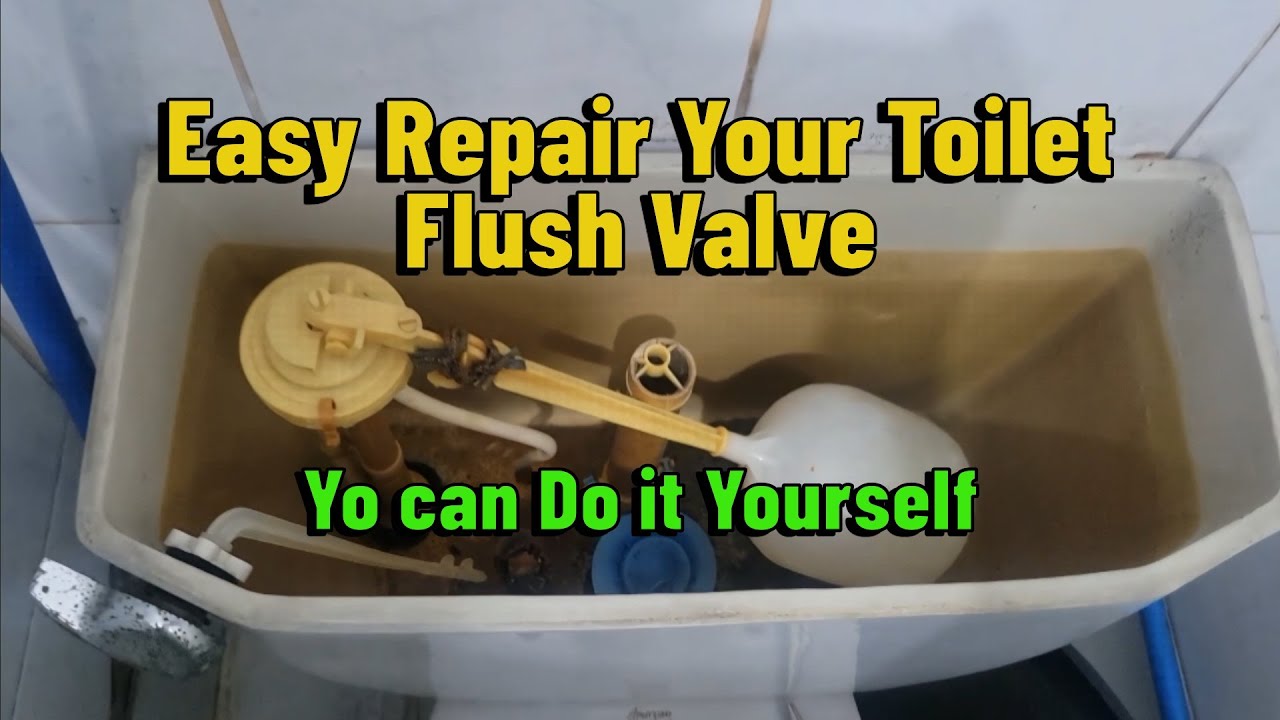 How to Repair Your Old Water Closet Flush Valve. 