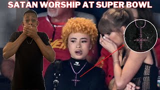 Ice Spice Wears Satanic Cross at Super Bowl
