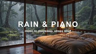 (No Ads) Soft Rain and Relaxing Piano Music – Deep Sleep Healing Sounds for Peace, Calm and Serenity screenshot 1