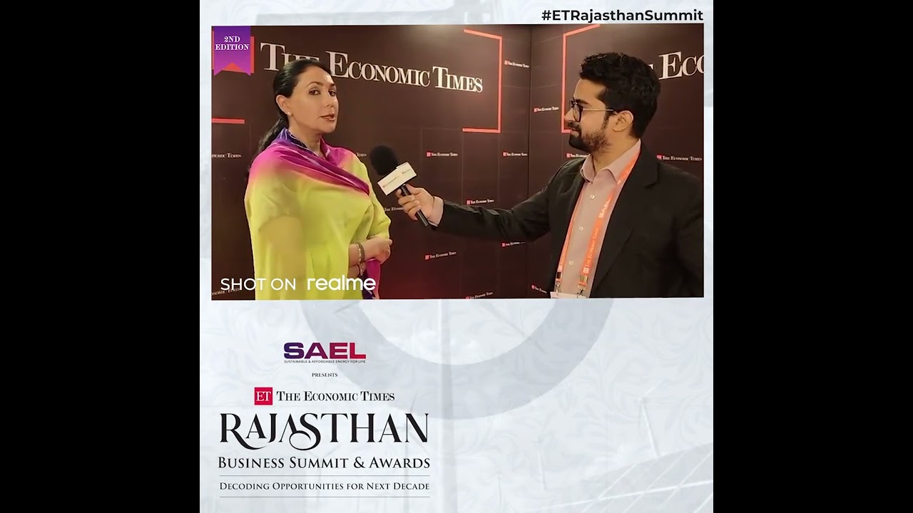 Diya Kumari | ET Rajasthan Business Summit 2025 | Insights on Rajasthan’s Growth & Development