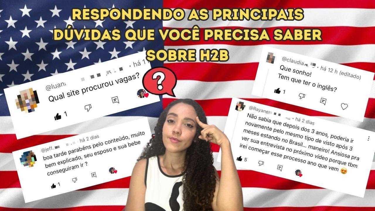 TUDO que você PRECISA SABER sobre o VISTO H2B (respondi suas perguntas!)