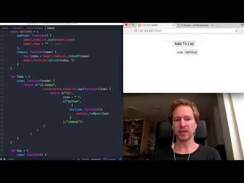 Mithril.js – Virtual DOM – Javascript MVC Framework