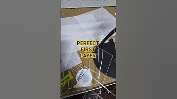 Absolute Perfect First Layer Creality K1C! #3dprinting #creality #asmr #asmrsounds #perfect