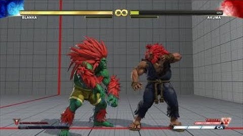 STREET FIGHTER 5 Arcade Edition Blanka V Trigger 1 Set up Reset
