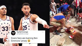 🏀Sixers Fans Disappointed to Ben Simmons