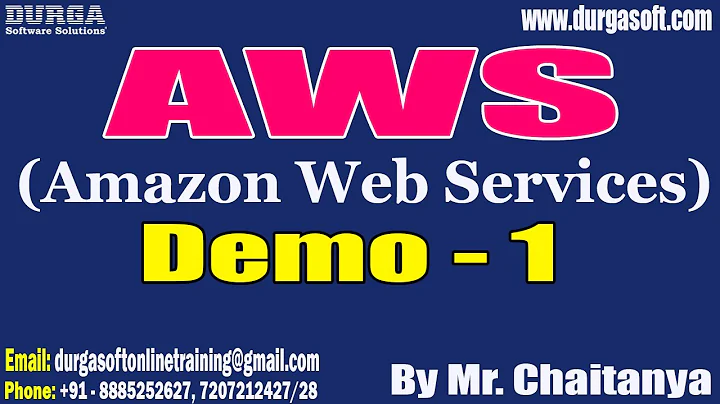 AWS (Amazon Web Services) tutorials || Demo - 1 || by Mr. Chaitanya On 17-04-2023 @4PM IST
