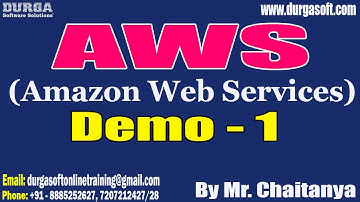 AWS (Amazon Web Services) tutorials || Demo - 1 || by Mr. Chaitanya On 17-04-2023 @4PM IST