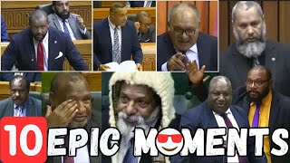 PNG Parliament Erupts: BEST 10 EPIC Moments! SEE MPS Unforgettable CLASHES IN PARL'T SITTINGS
